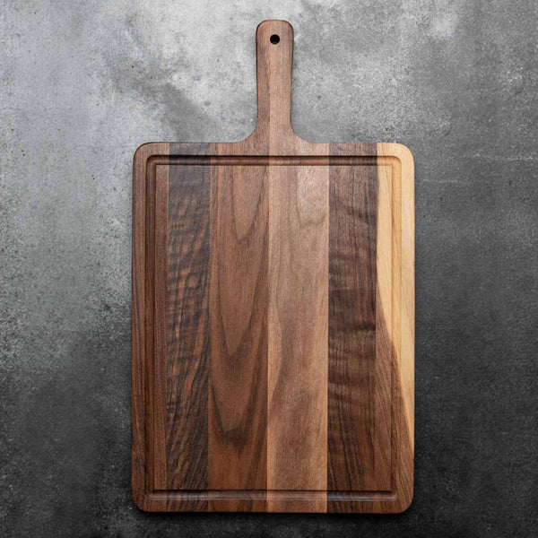 Coolina Walnut Serving Board - Perfect Cutting Board for Chopping  Meet,Chicken! Made from Durable Walnut Wood (12x9 inches)