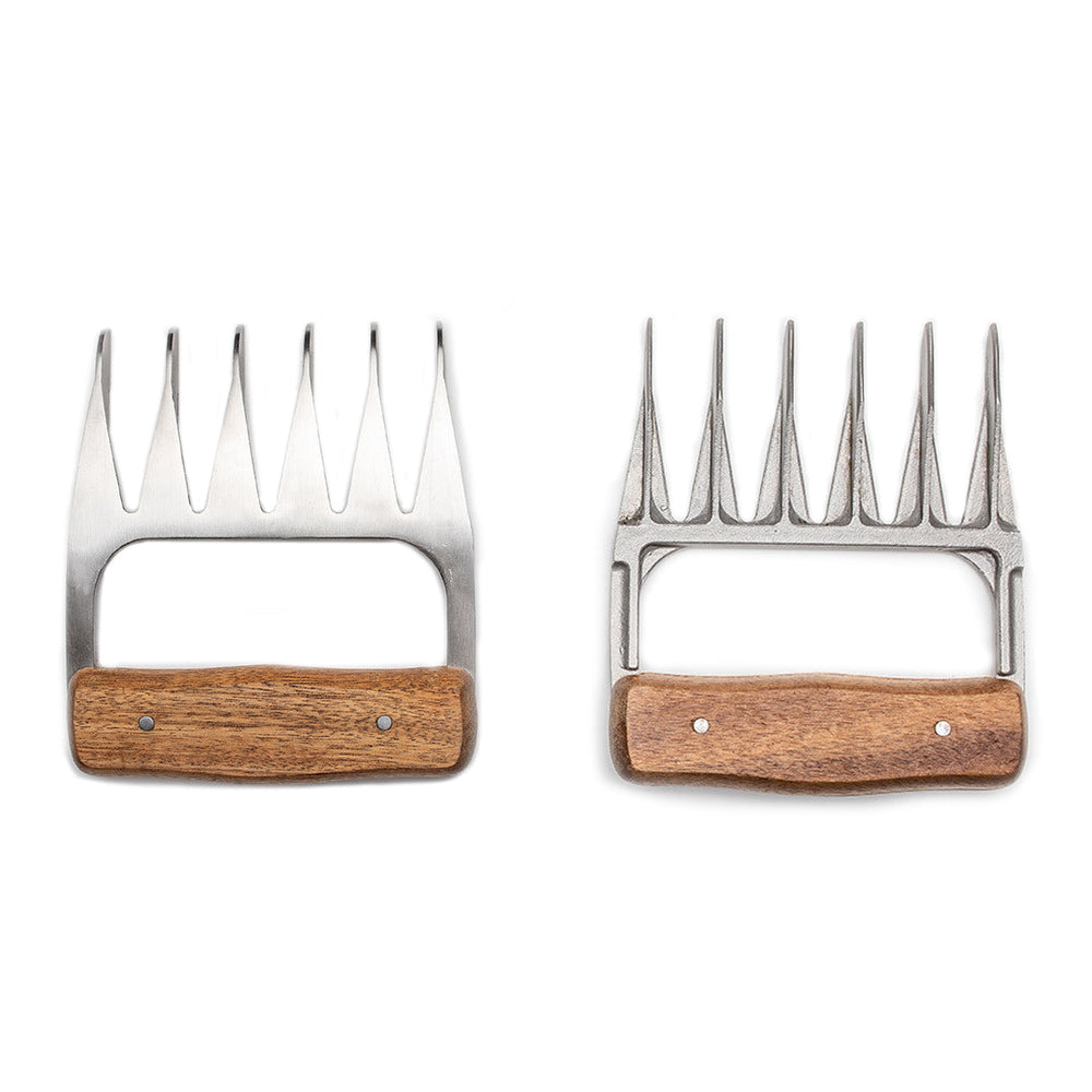 Coolina Stainless Steel Meat Claws with Wooden Handle