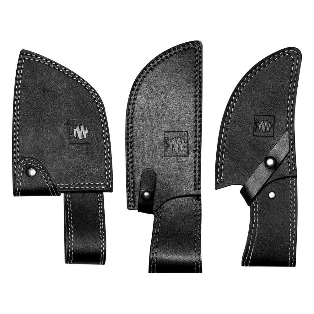 The Meat Lover's 3-Knife Set Sheath Pack
